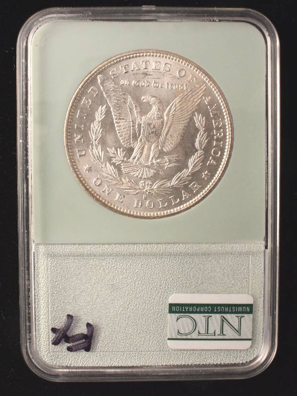 lot 01 image: 1879-S MORGAN SILVER DOLLAR MS65 NTC