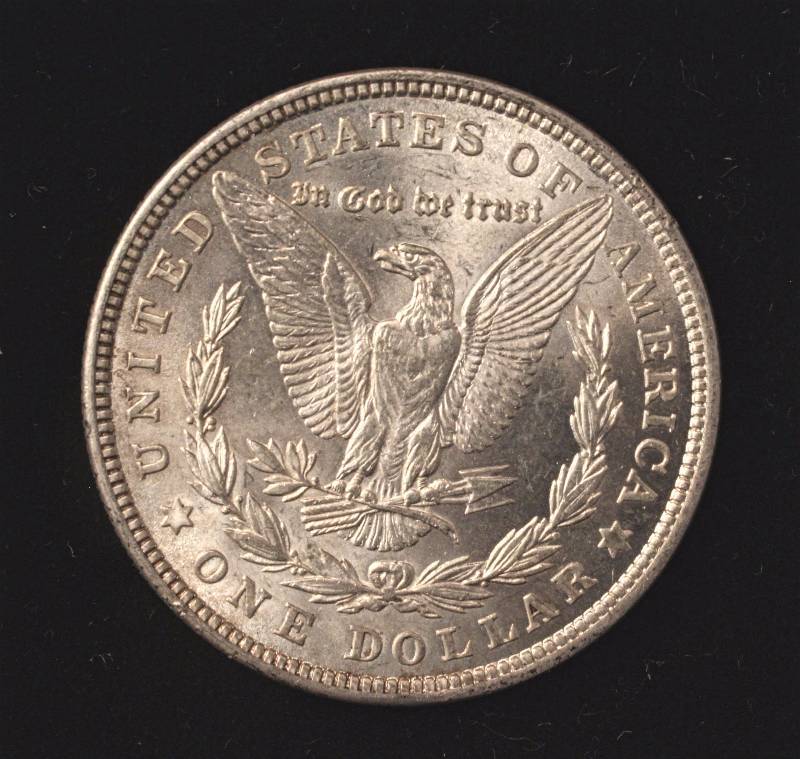 lot 44 image: 1921 MORGAN SILVER DOLLAR BU UNC