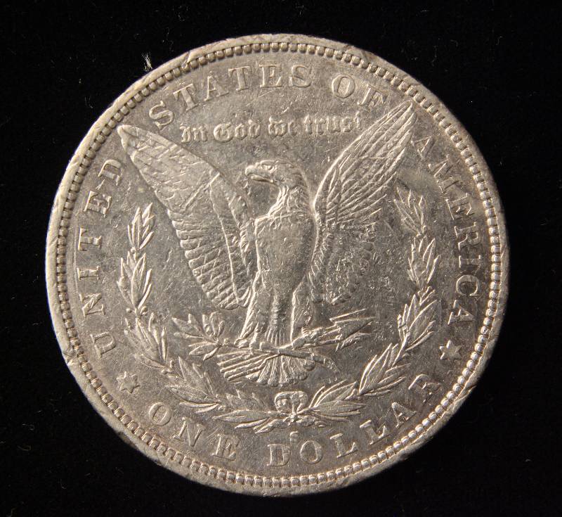 lot 70 image: 1885-S MORGAN SILVER DOLLAR AU DETAILS