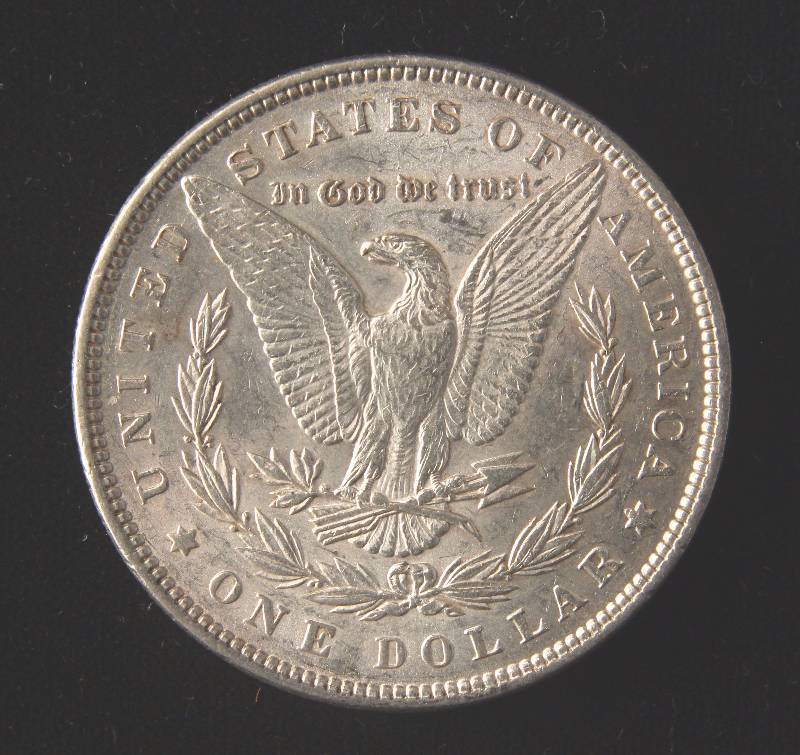 lot 96 image: 1898 MORGAN SILVER DOLLAR UNC.