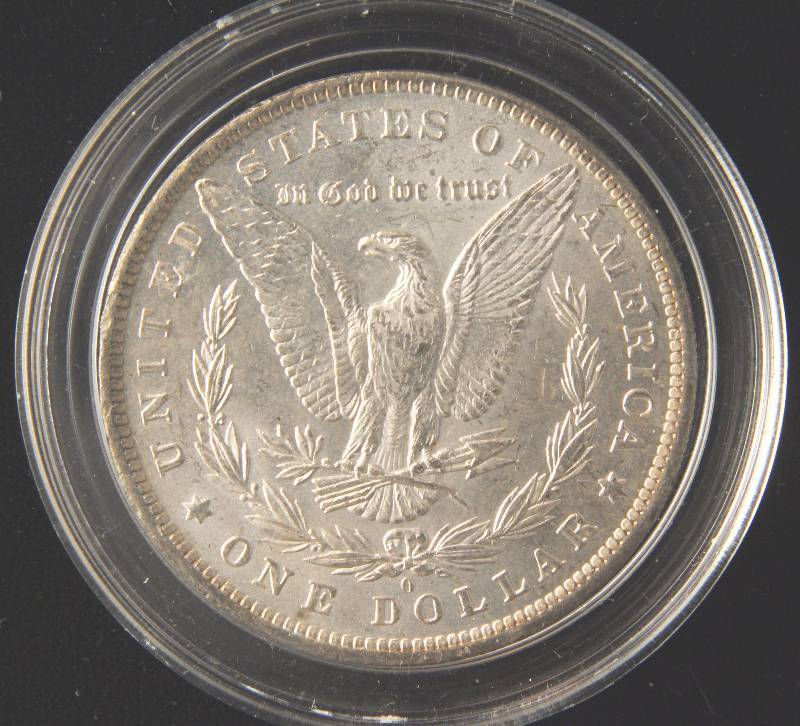 lot 104 image: 1883-O MORGAN SILVER DOLLAR BU UNC IN AIRTITE