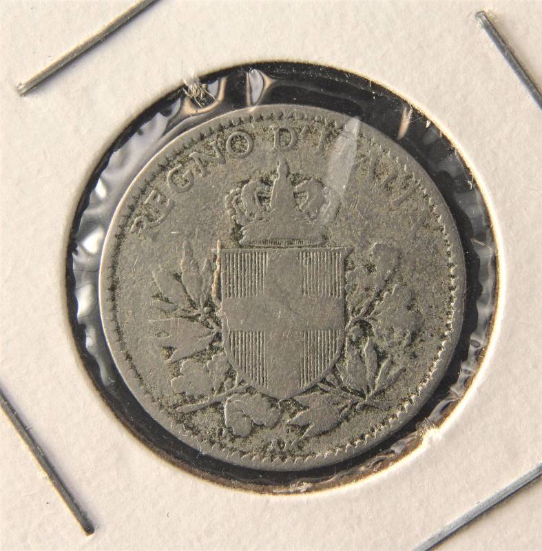 lot 118 image: 1918 ITALY 20 CENTESIMI VG