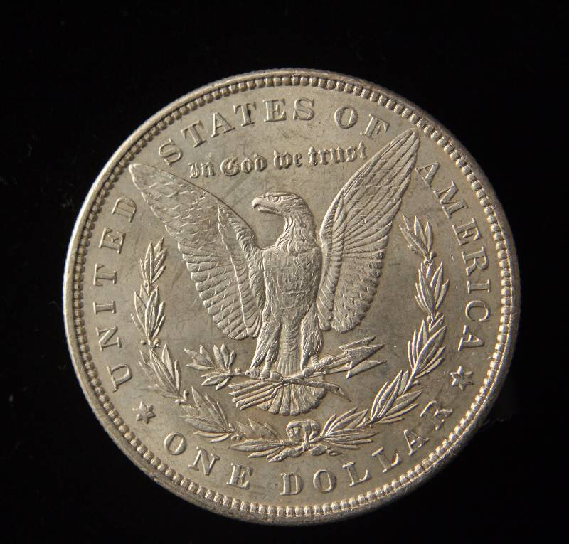 lot 46 image: 1896 MORGAN SILVER DOLLAR UNC