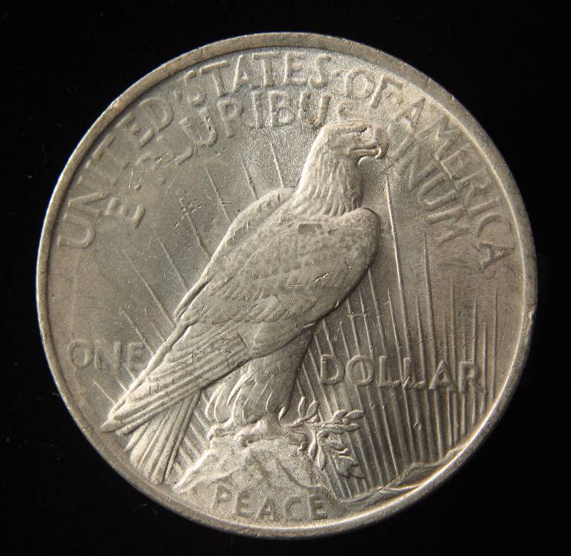 lot 71 image: 1922 PEACE SILVER DOLLAR UNC
