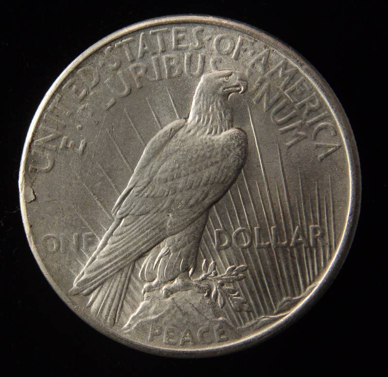 lot 51 image: 1925 PEACE SILVER DOLLAR BU UNC
