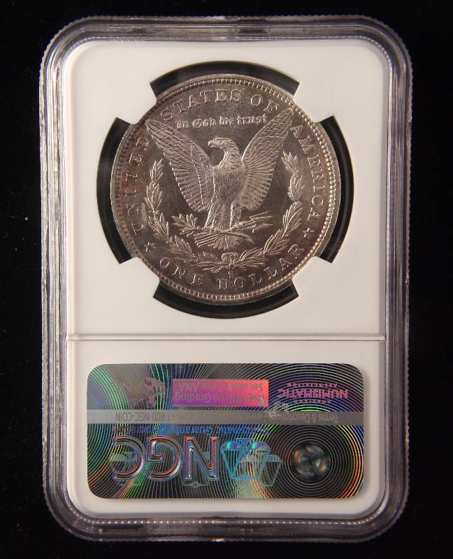 lot 129 image: 1880-S MORGAN SILVER DOLLAR MS64 NGC