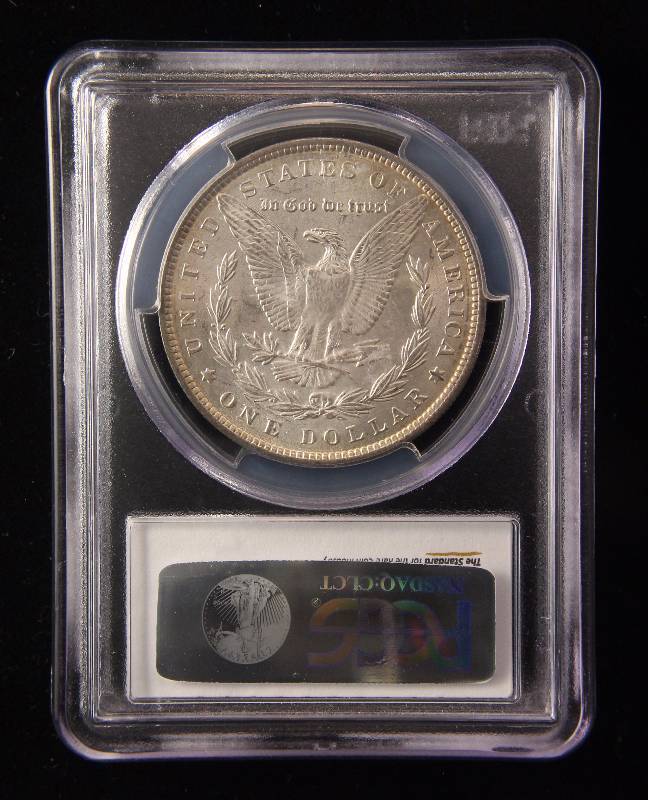 lot 74 image: 1896 MORGAN SILVER DOLLAR MS63 PCGS