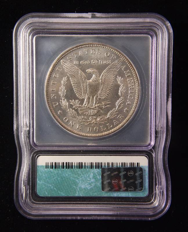 lot 53 image: 1888-O MORGAN SILVER DOLLAR MS64 ICG