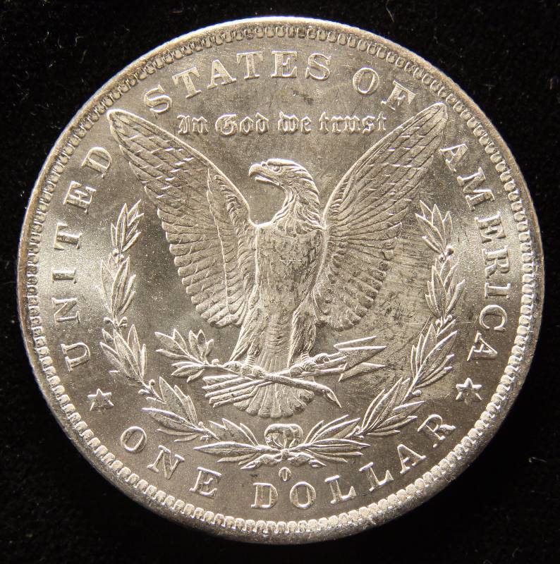 lot 24 image: 1884-O MORGAN SILVER DOLLAR GEM BU