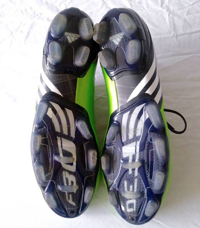 lot 5 image: Adidas F30 i TRX FG Soccer Shoes, US Size 12 (Macaw Green)