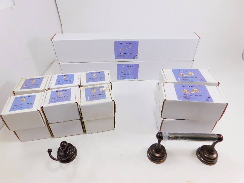 Lot of New Oil-Rubbed Bronze Bathroom Fixtures