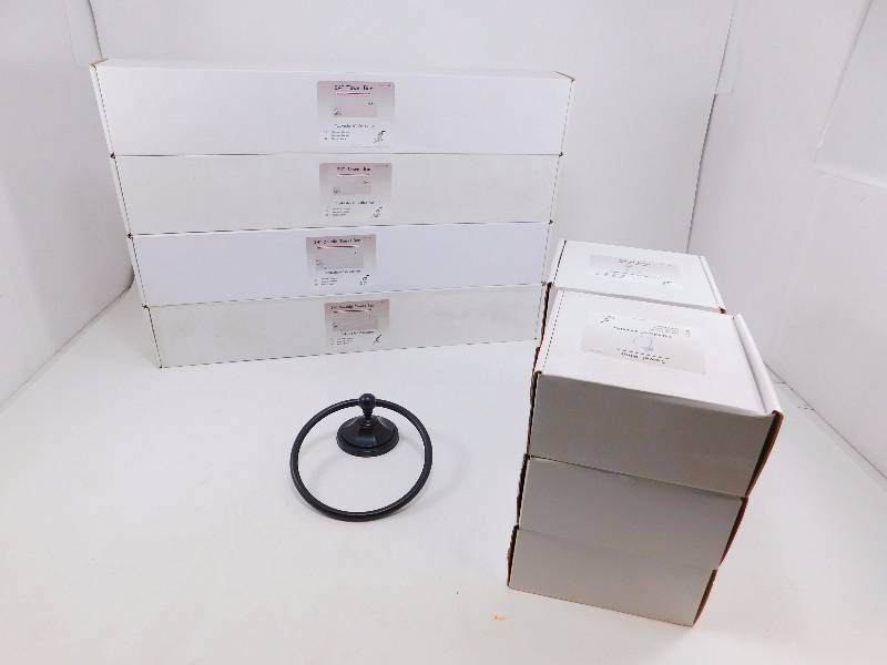 Lot of New Matte Black Bathroom Fixtures