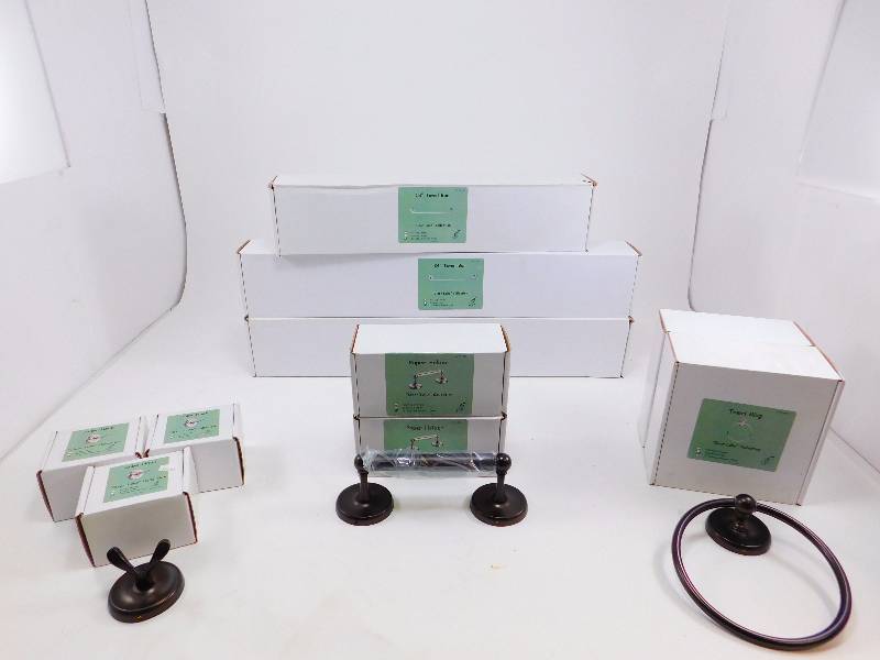 Lot of New Oil-Rubbed Bronze Bathroom Fixtures