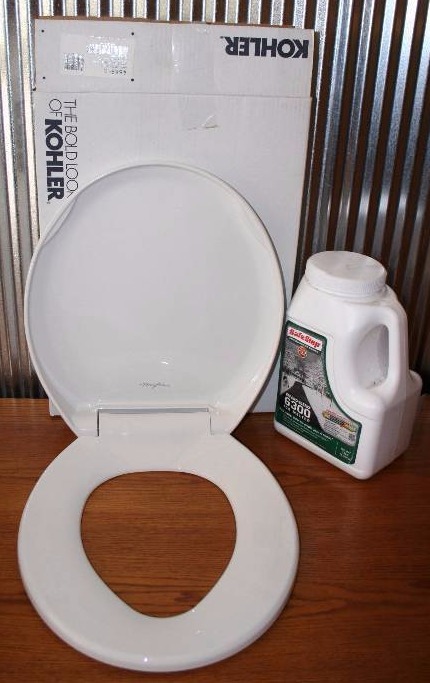 Toilet Seat and Ice Melt