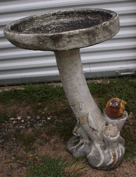 Concrete Bird Bath