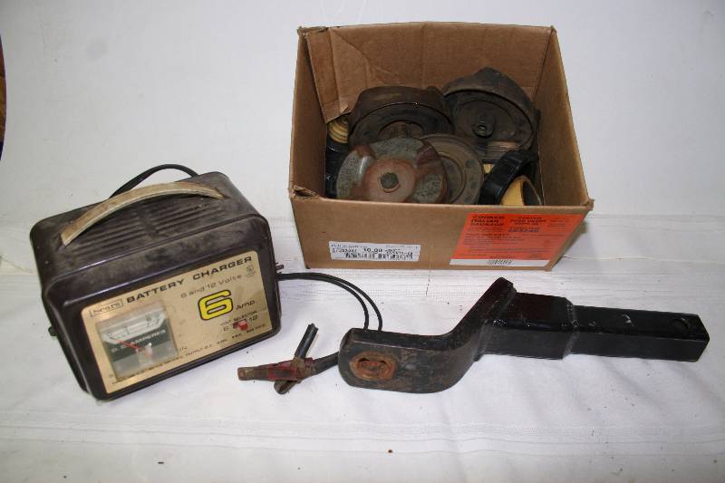 Trailer Hitch, Battery Charger, and Misc Automotive Caps