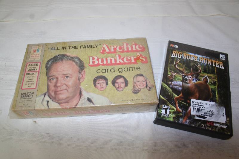 Archie Bunkers Card Game and Big Buck Hunter Game for PC