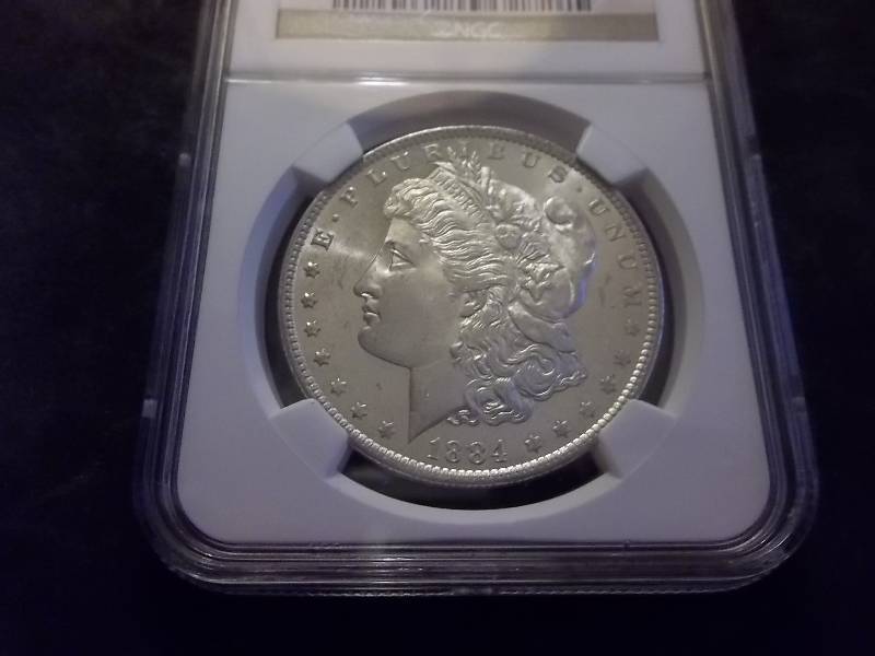 1884 O Morgan Silver Dollar