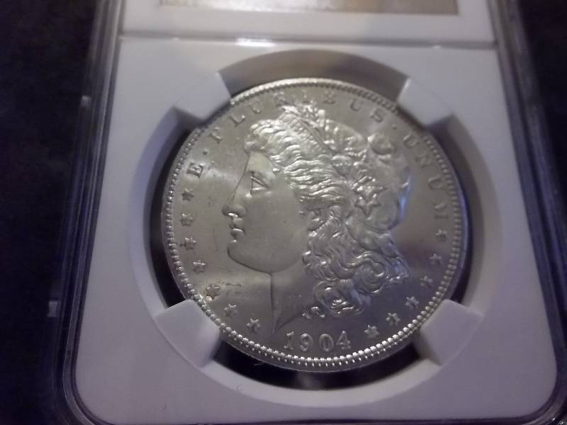 1904 O Morgan Silver Dollar