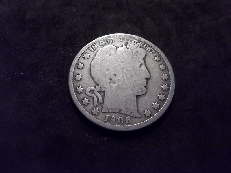 1906  Barber Half Dollar