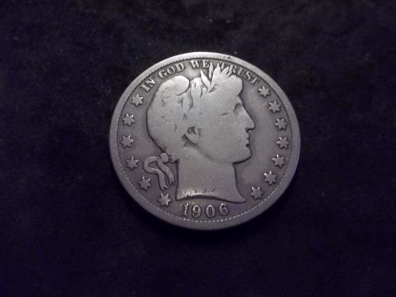 1906 D Barber Half Dollar