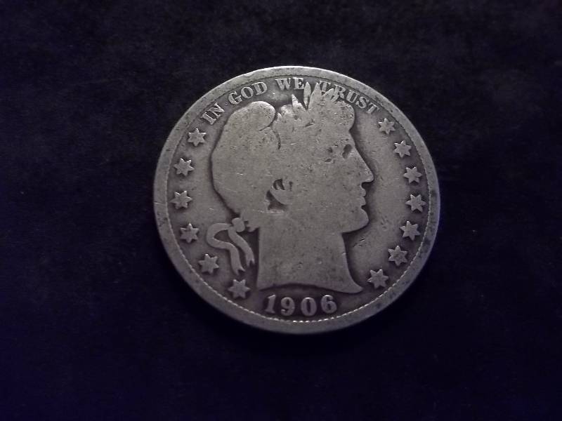 1906  Barber Half Dollar