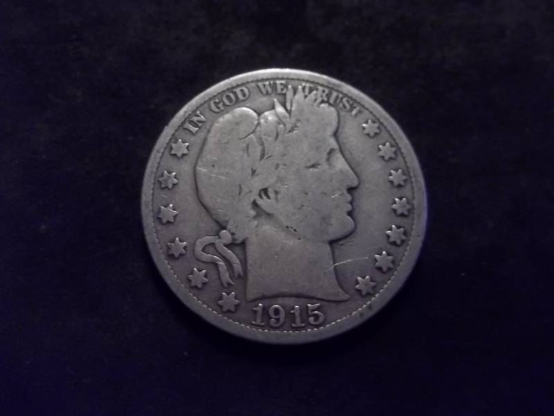 1915 D Barber Half Dollar