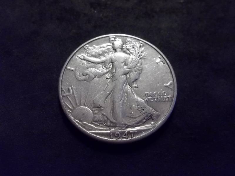 1947 D  Walker Half Dollar