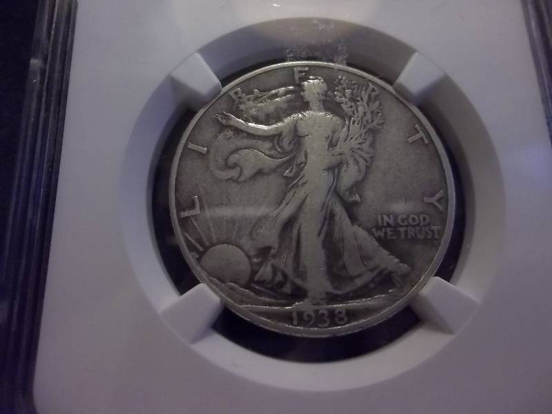 1938 D Walker Half Dollar