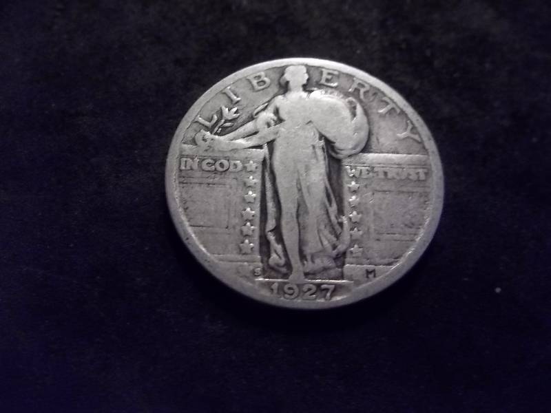1927 S Standing Liberty Quarter