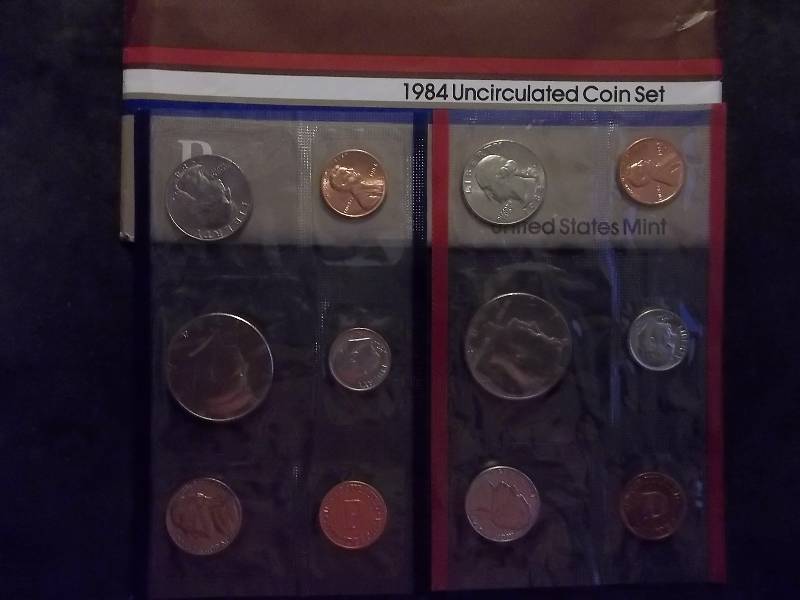 1984 Uncirculated Coin Set P & D