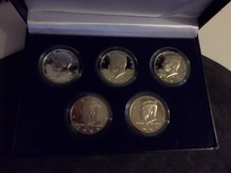 5 Decades Of Kennedy Half Dollar Proofs