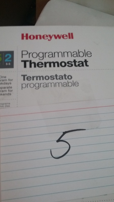Honeywell 7 Day Thermostat