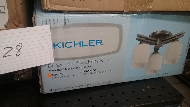 3 Light Fixture,