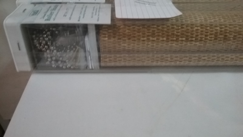 2 Unit Bamboo Roller Shades