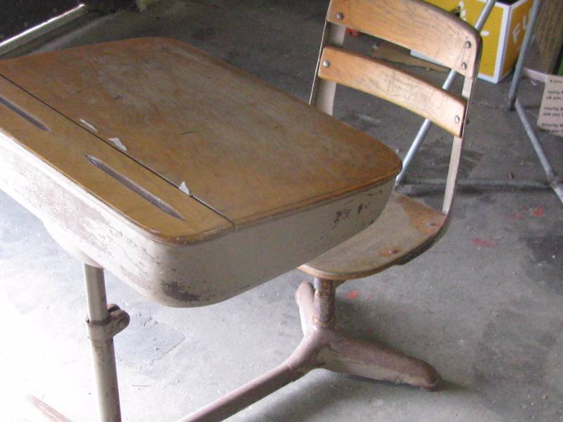 lot 36 image: Childs School Desk
