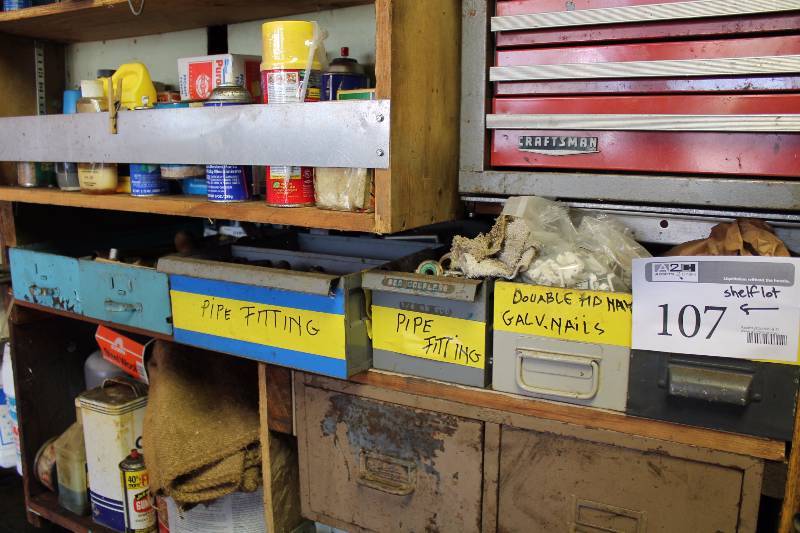 lot 107 image: Organizer Bins, Hardware, And More