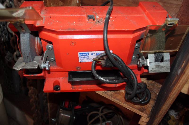 lot 131 image: Montgomery Ward Powr-Kraft 6in. Grinder
