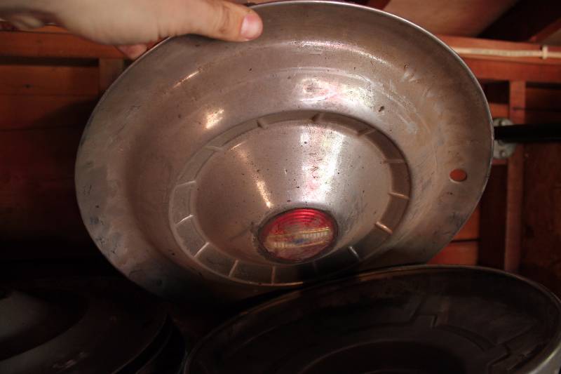 lot 145 image: Lot of (8) Various Model Car Hub Caps