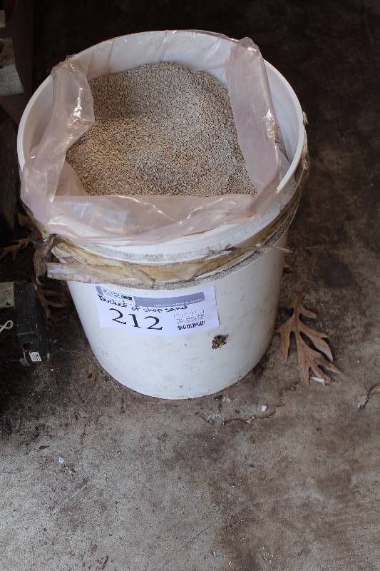 lot 212 image: Bucket of Shop Sand