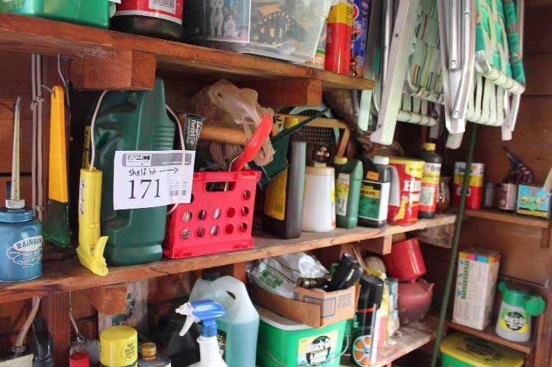 lot 171 image: Yard Chemicals Includes Fertilizer, Weed Killer, And More