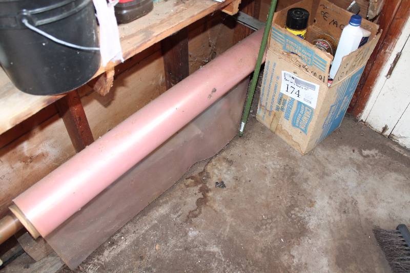 lot 174 image: Plastic Roll, Motor Oil, Auto Cleaner, And More