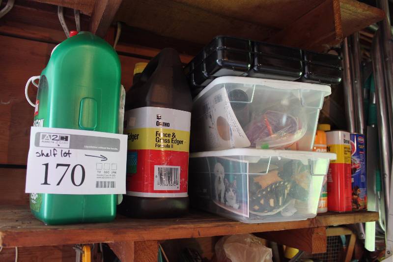 lot 170 image: Yard Chemicals Includes Fertilizer, Weed Killer, And More