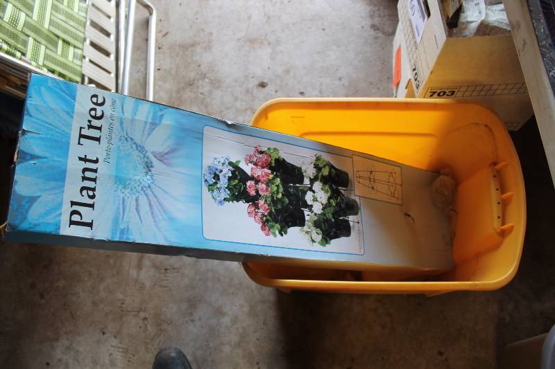 lot 61 image: Tub Lot Includes Plant Tree, Tarps