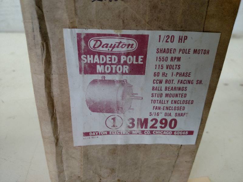 lot 36 image: Dayton 120 hp. Motor, 115v, 1 phas...