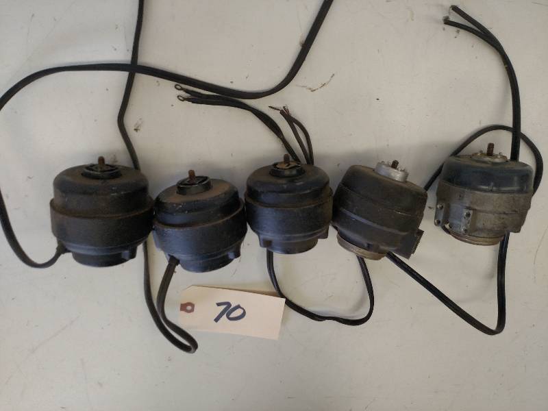 lot 70 image: (5) Walk In Cooler Condenser Blower...