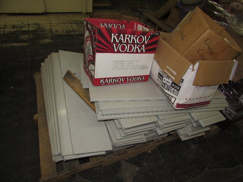 PALLET OF METAL SHELVING...OR SCRAP METAL