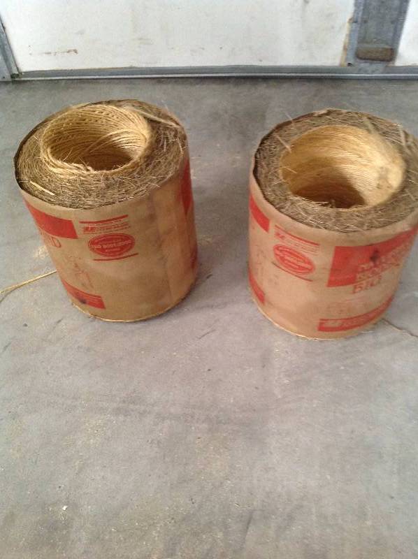 lot 69 image: 2 spools of bale twine