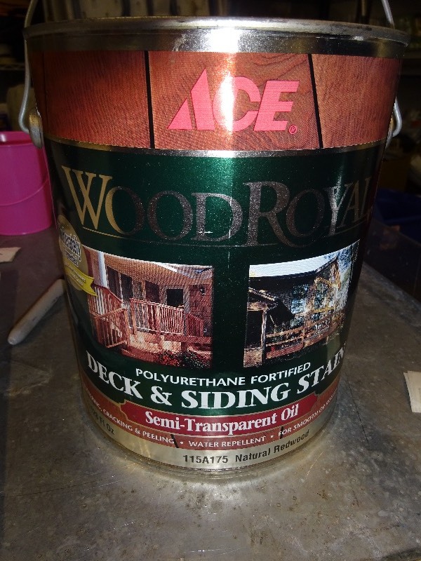 Ace wood royal deck and siding stain