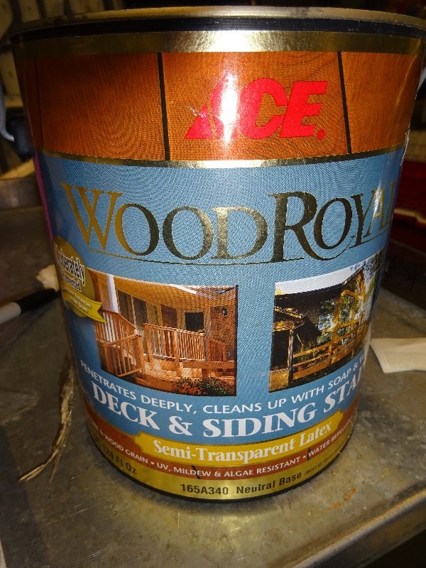 Ace wood royal deck and siding stain